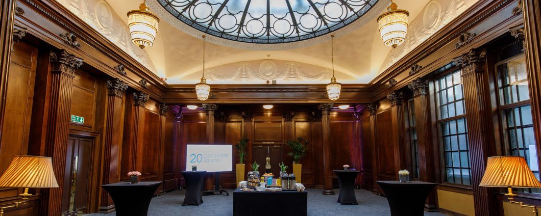 The historic wood-panelled Council Room at Cavendish Square