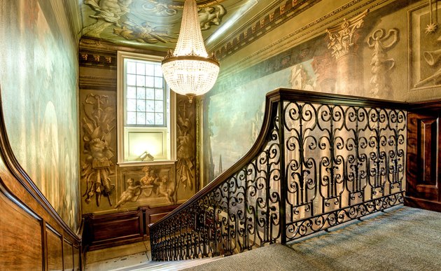 The painted staircase